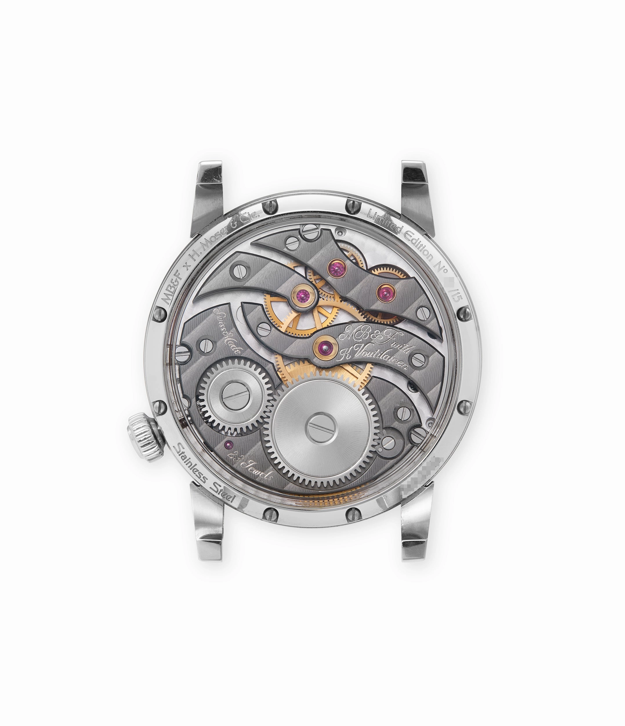 MB&F x H. Moser & Cie LM101 | Funky Blue | Stainless Steel