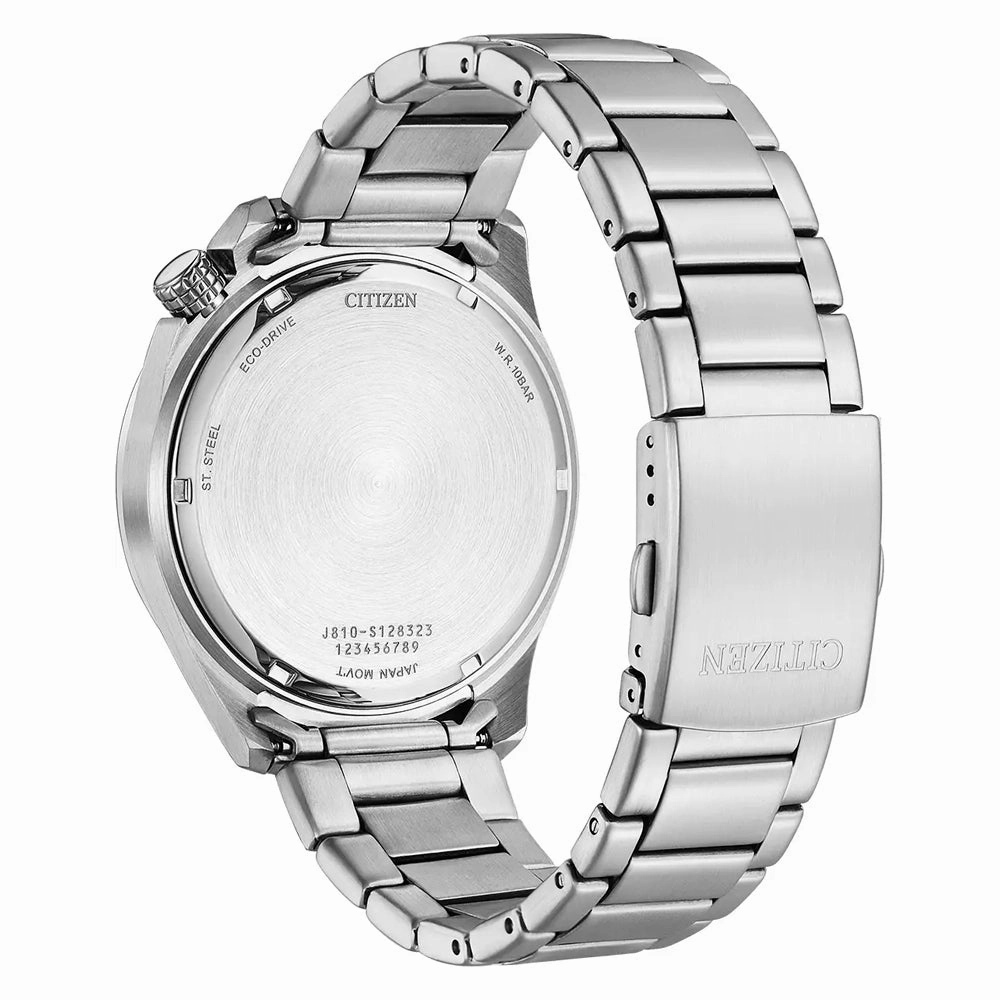 Men's Citizen Eco-Drive Sport 44mm Blue Dial Steel Watch, AW1711-87L