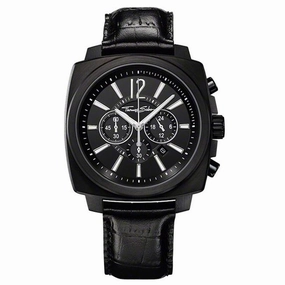 Men's Thomas Sabo Square Chronograph Leather Strap Watch, WA0082-213-203