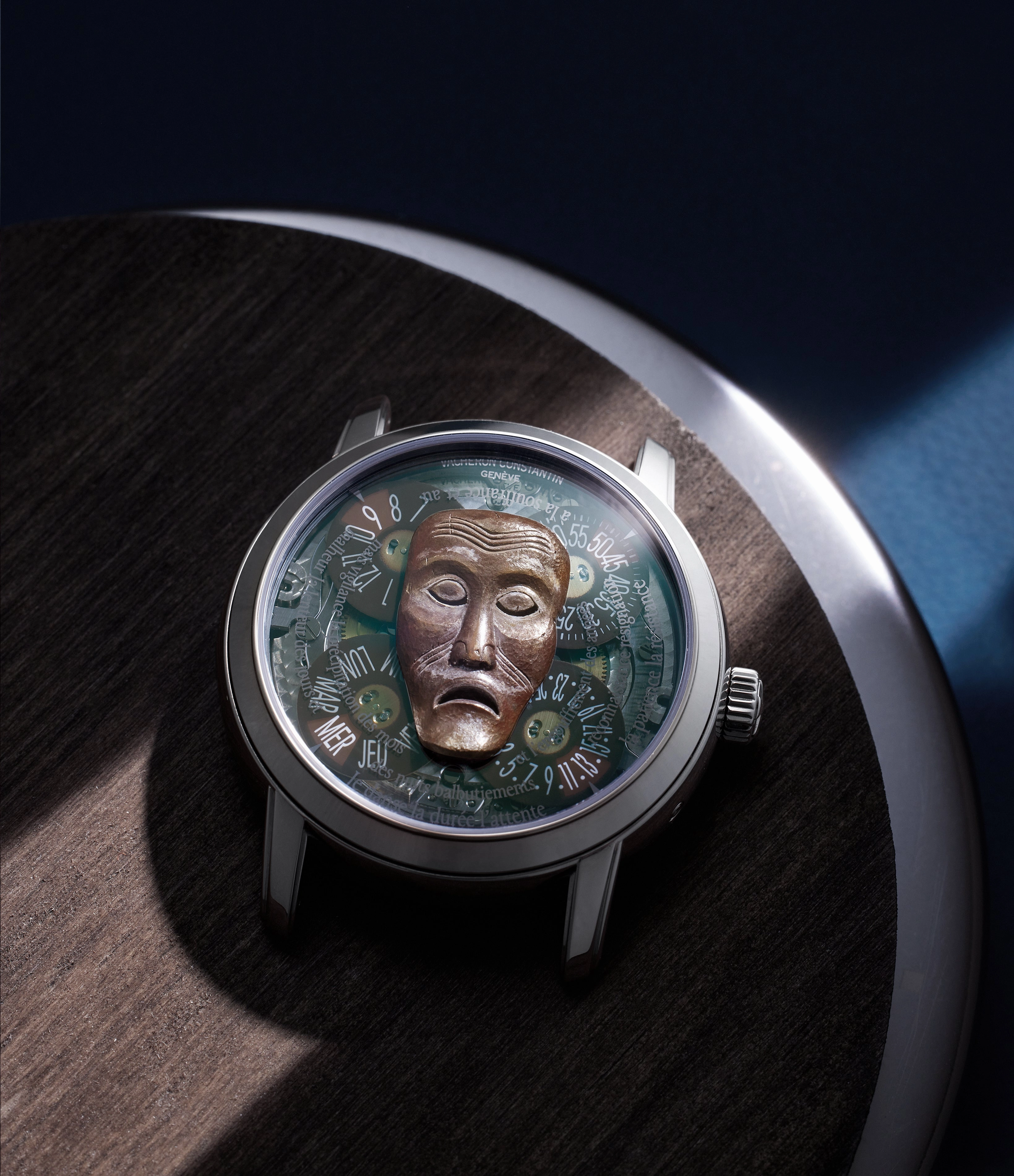 Metiers dArts Les Masques | White Gold