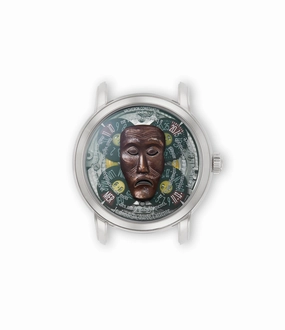 Metiers dArts Les Masques | White Gold