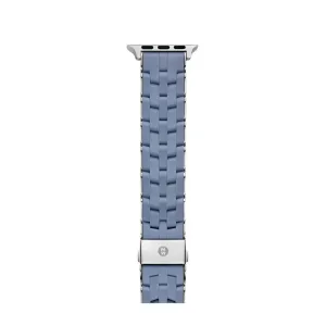 Michele Dusk Blue Silicone Bracelet Band for Apple Watch
