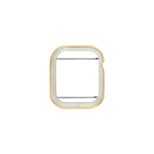 Michele Series 7-9 45mm Diamond Case for Apple Watch in 18k Gold Plated