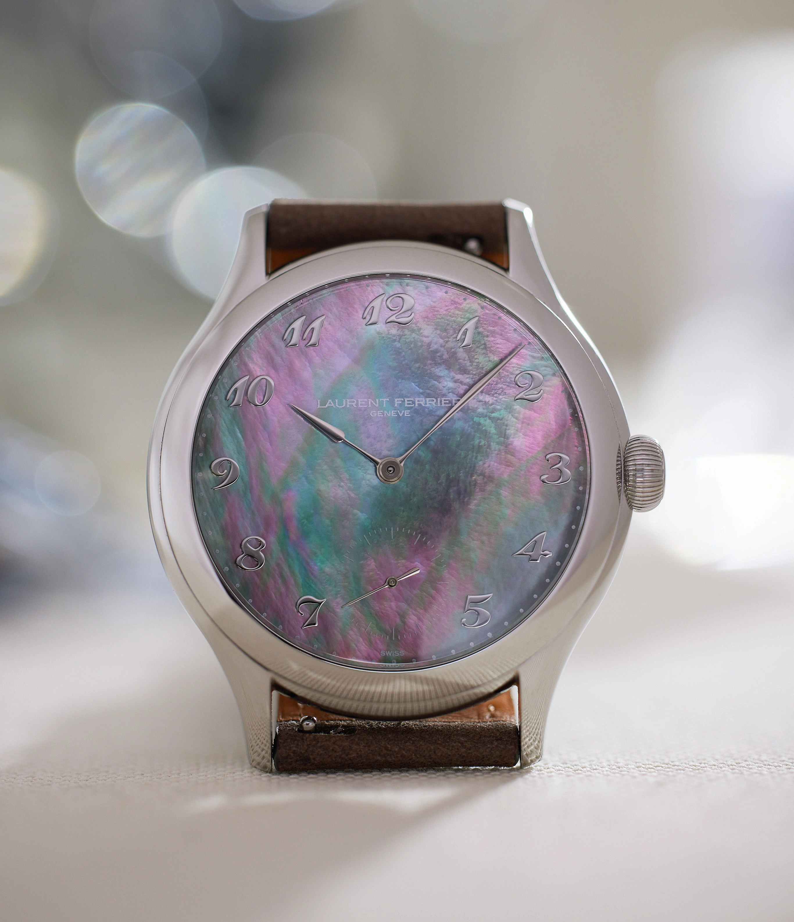 Micro-Rotor Mother of Pearl | Stainless Steel