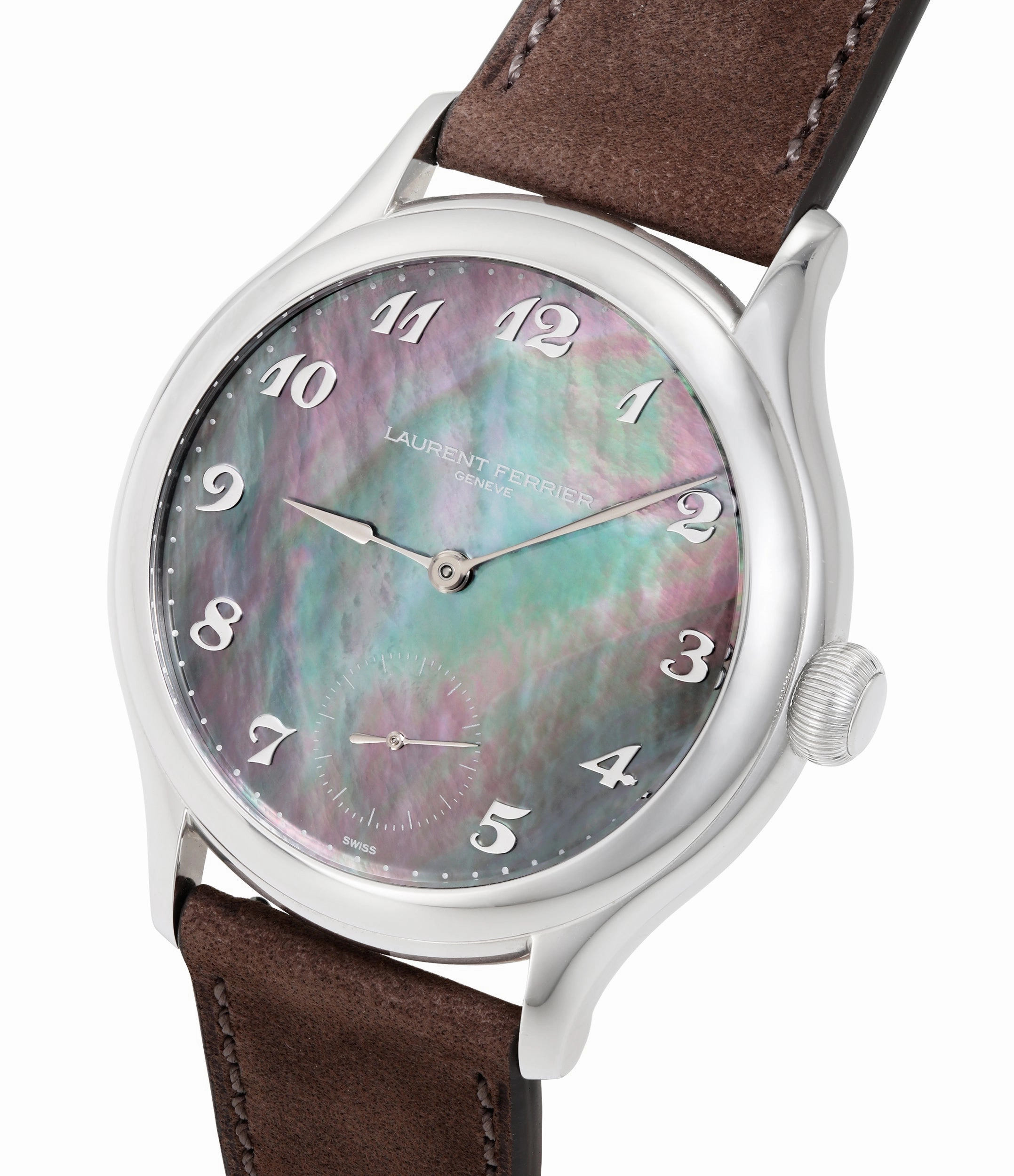Micro-Rotor Mother of Pearl | Stainless Steel