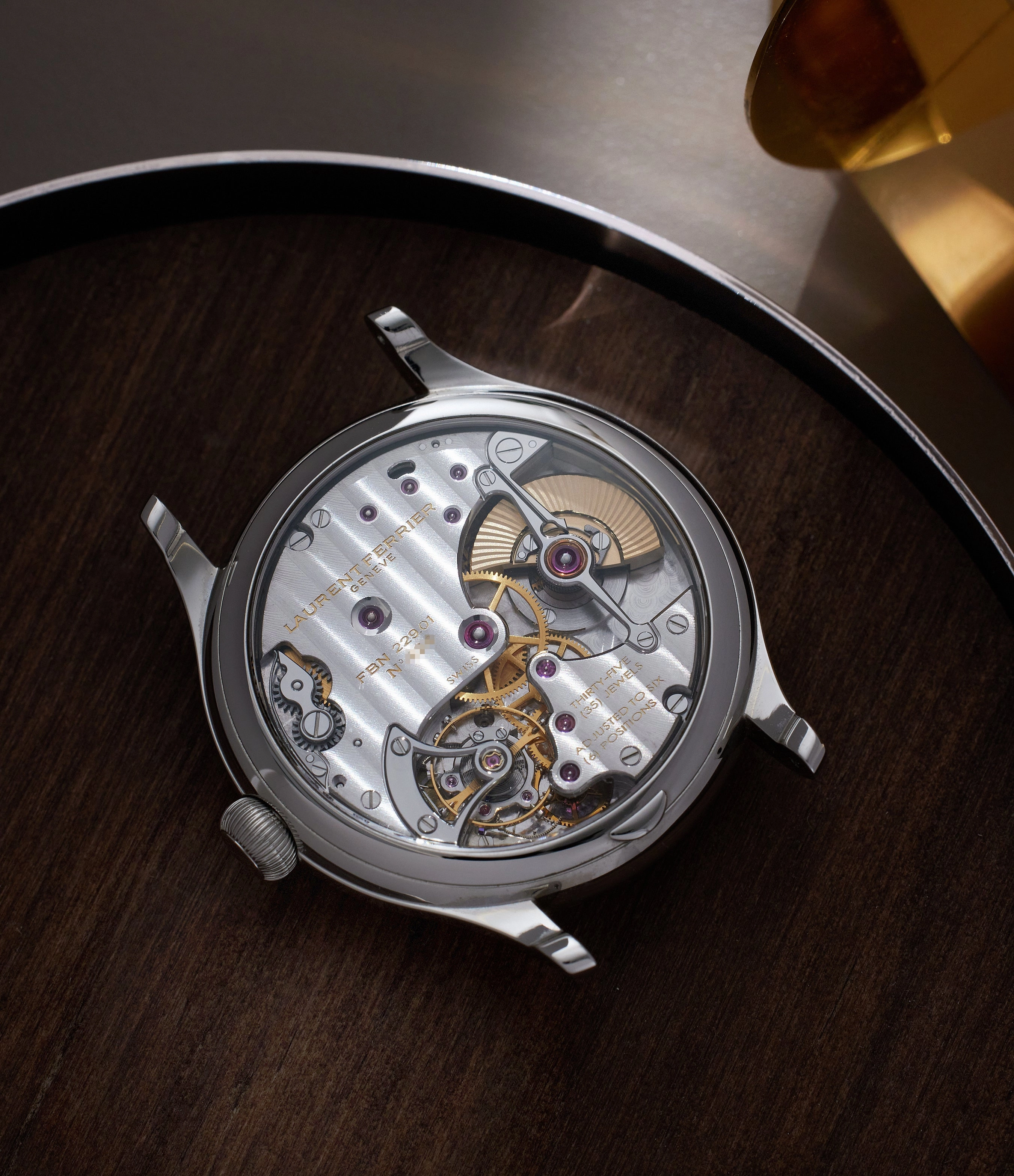 Micro-Rotor Mother of Pearl | Stainless Steel