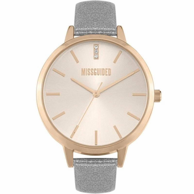 Missguided Grey Leather Strap