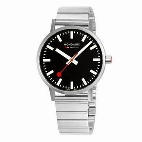 Mondaine Classic Stainless Steel Analogue Watch