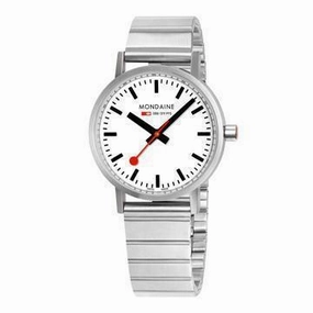 Mondaine Classic Stainless Steel Analogue Watch