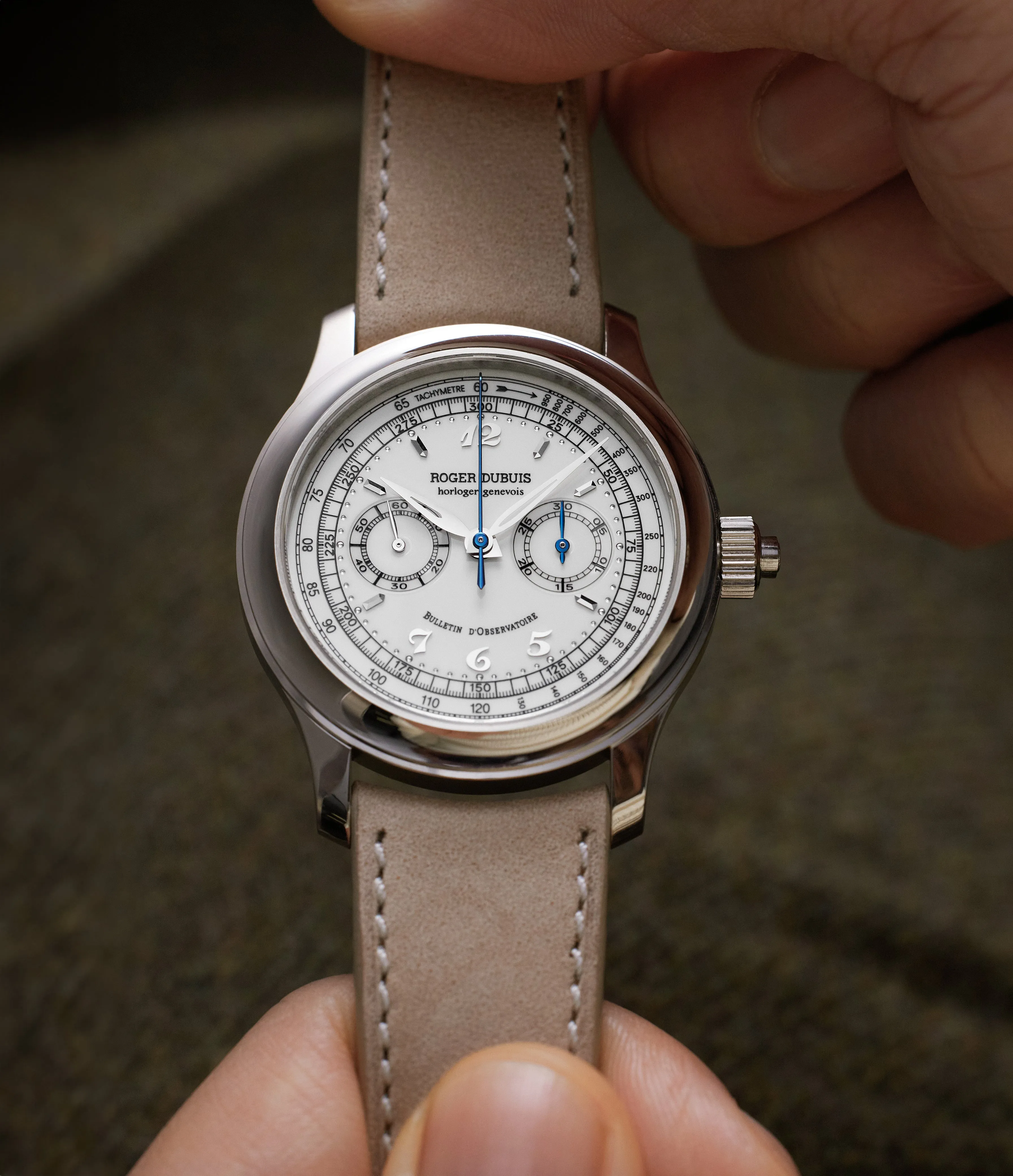 Monopusher Chronograph | H40 | White Gold