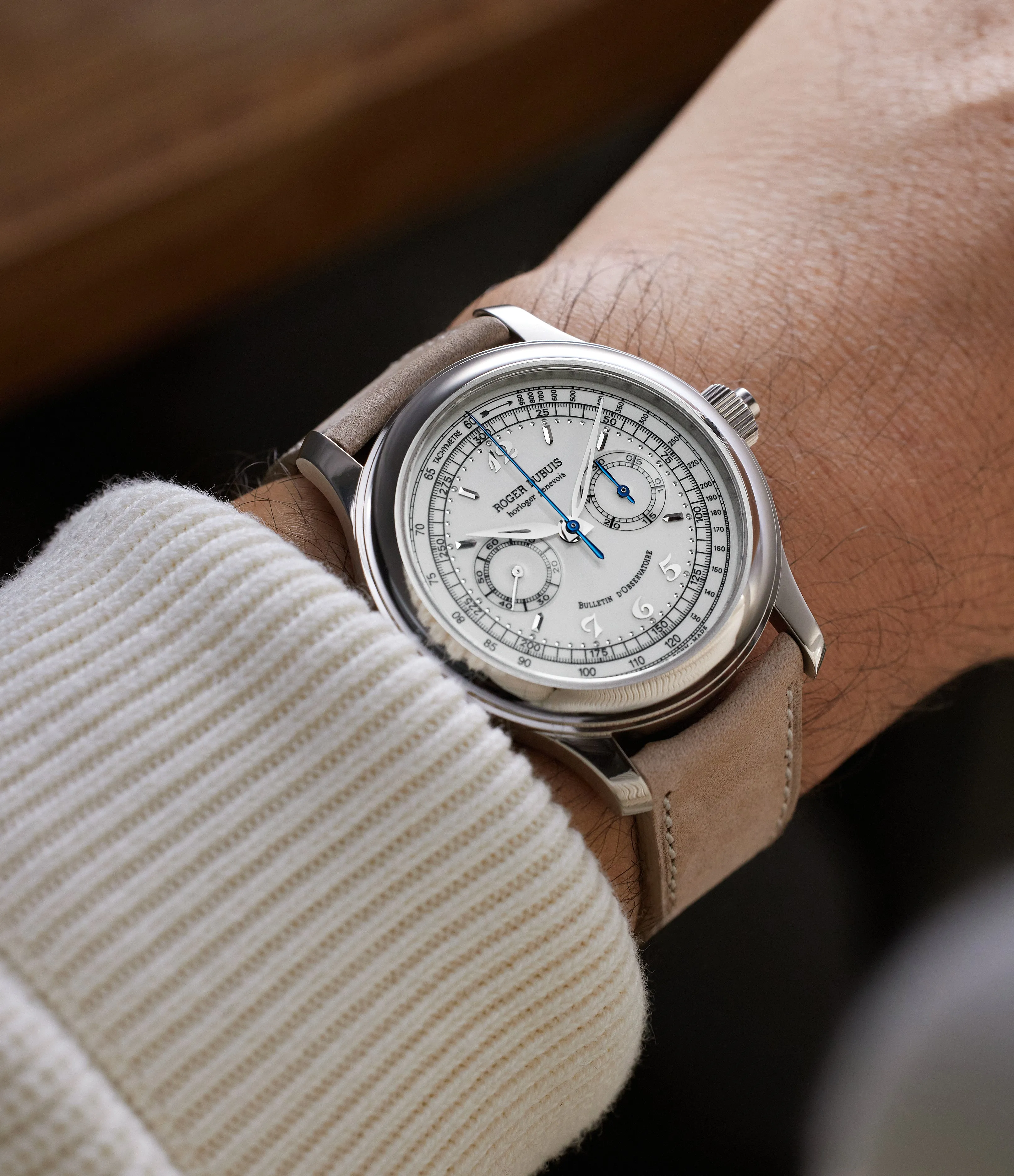 Monopusher Chronograph | H40 | White Gold