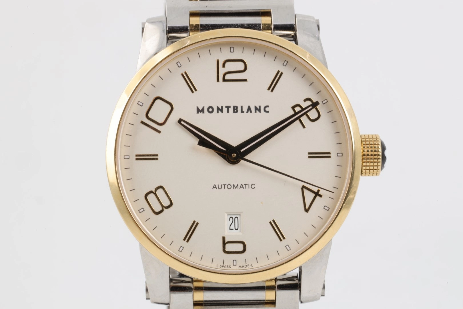 Mont Blanc Timewalker 106502 Steel & 18K 39mm Men's Watch