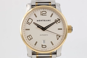 Mont Blanc Timewalker 106502 Steel & 18K 39mm Men's Watch