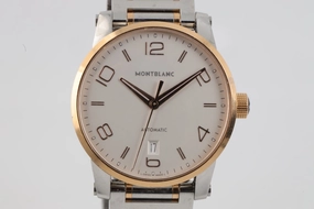 Montblanc Timewalker 7316 Steel & 18k Yellow Gold 39mm Men's Watch