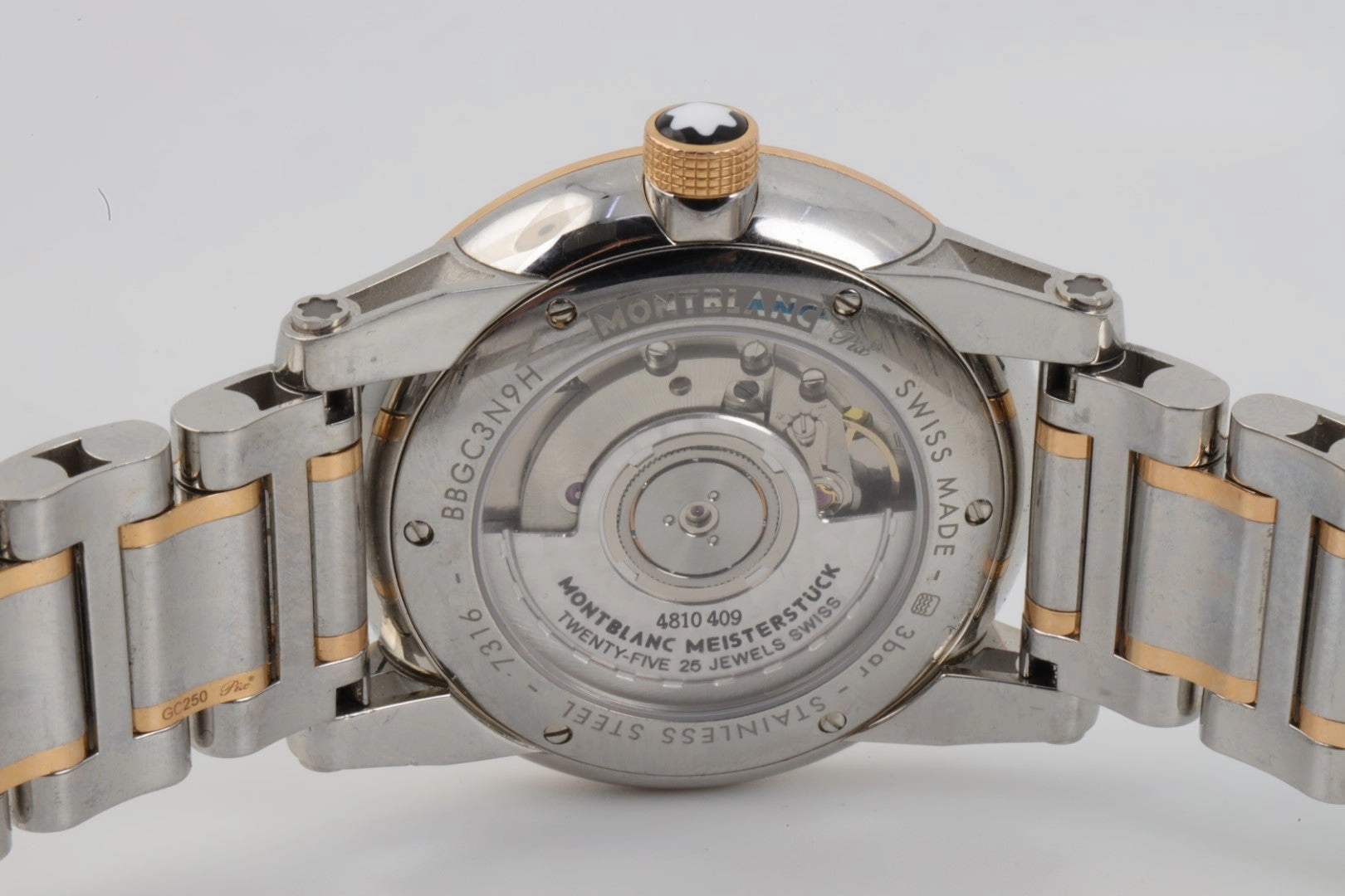 Montblanc Timewalker 7316 Steel & 18k Yellow Gold 39mm Men's Watch