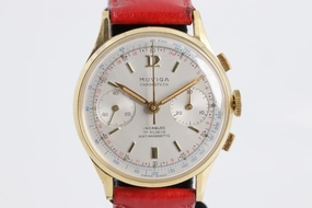 Moviga Chronotech Yellow Gold Ladies Watch