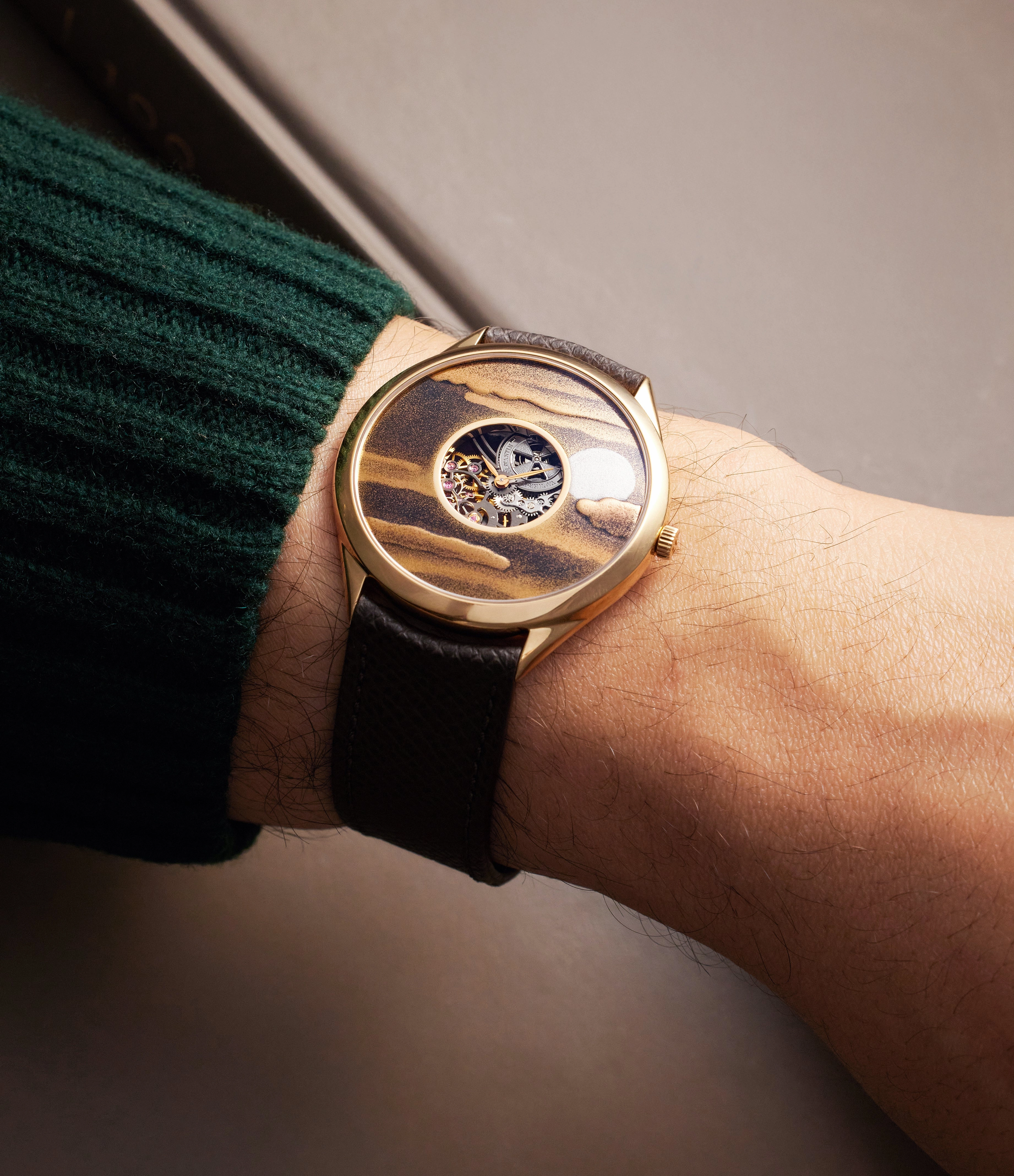 Mtiers d'Art La Symbolique des Laques Tsukimi, Pink Gold