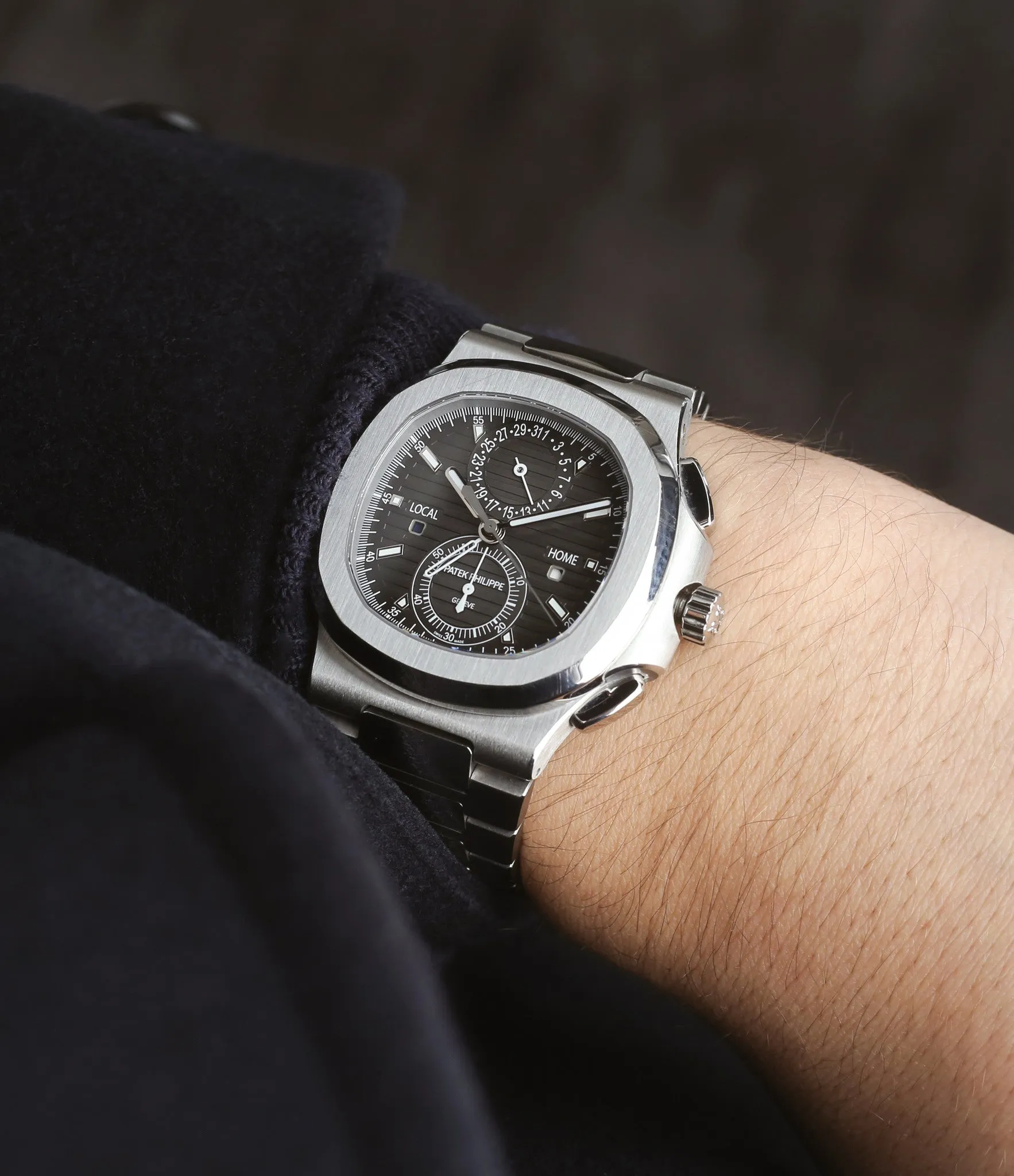 Nautilus 5990/1A-001 | Travel Time Chronograph | Steel