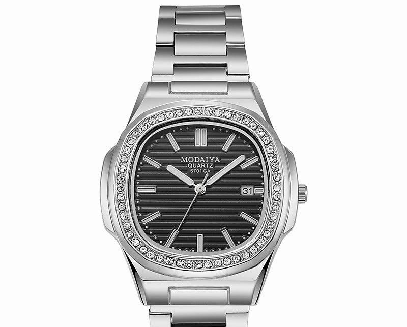 New MODAIYA Rhinestone Men's Watch
