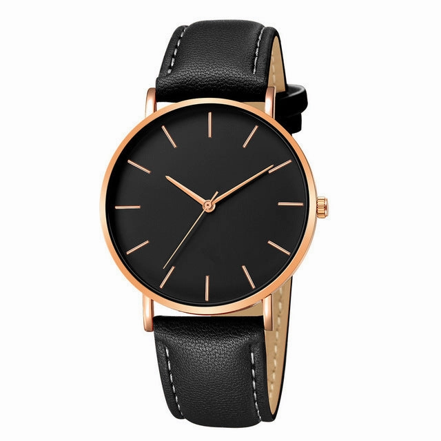 New Thin Couple's Men's Quartz Watch
