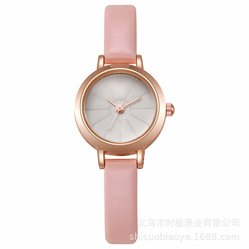 New Vintage Small Round Dial Women's Quartz Watch