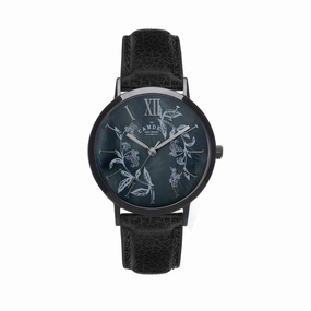 No.27 Camden x Rebecca Vincent "Forget-me-not" Black Strap