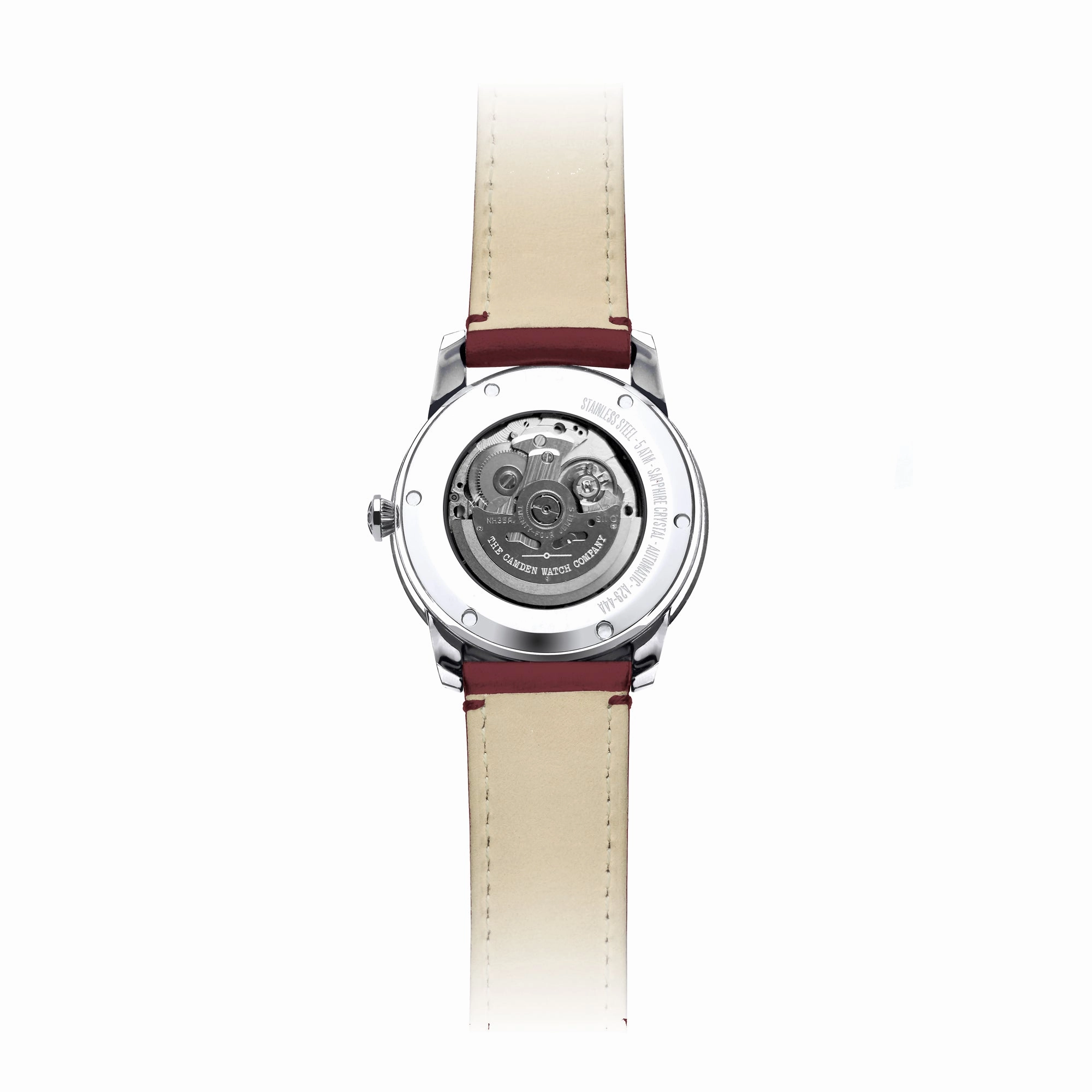No.29 Automatic Steel, Navy and Oxblood