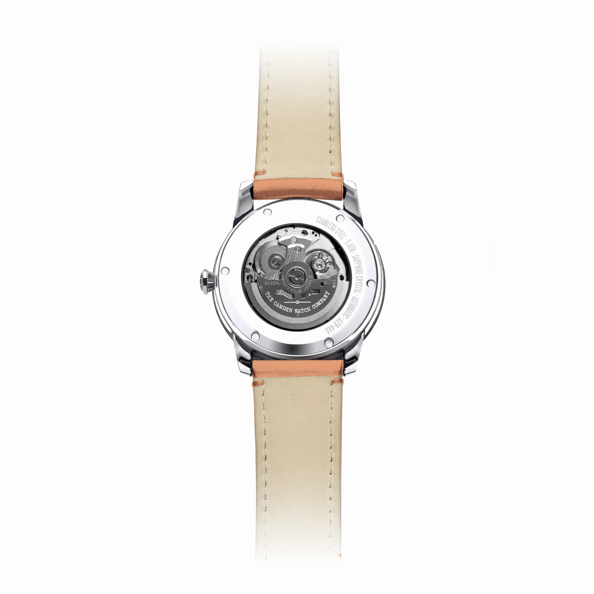 No.29 Automatic Steel, Navy and Tan
