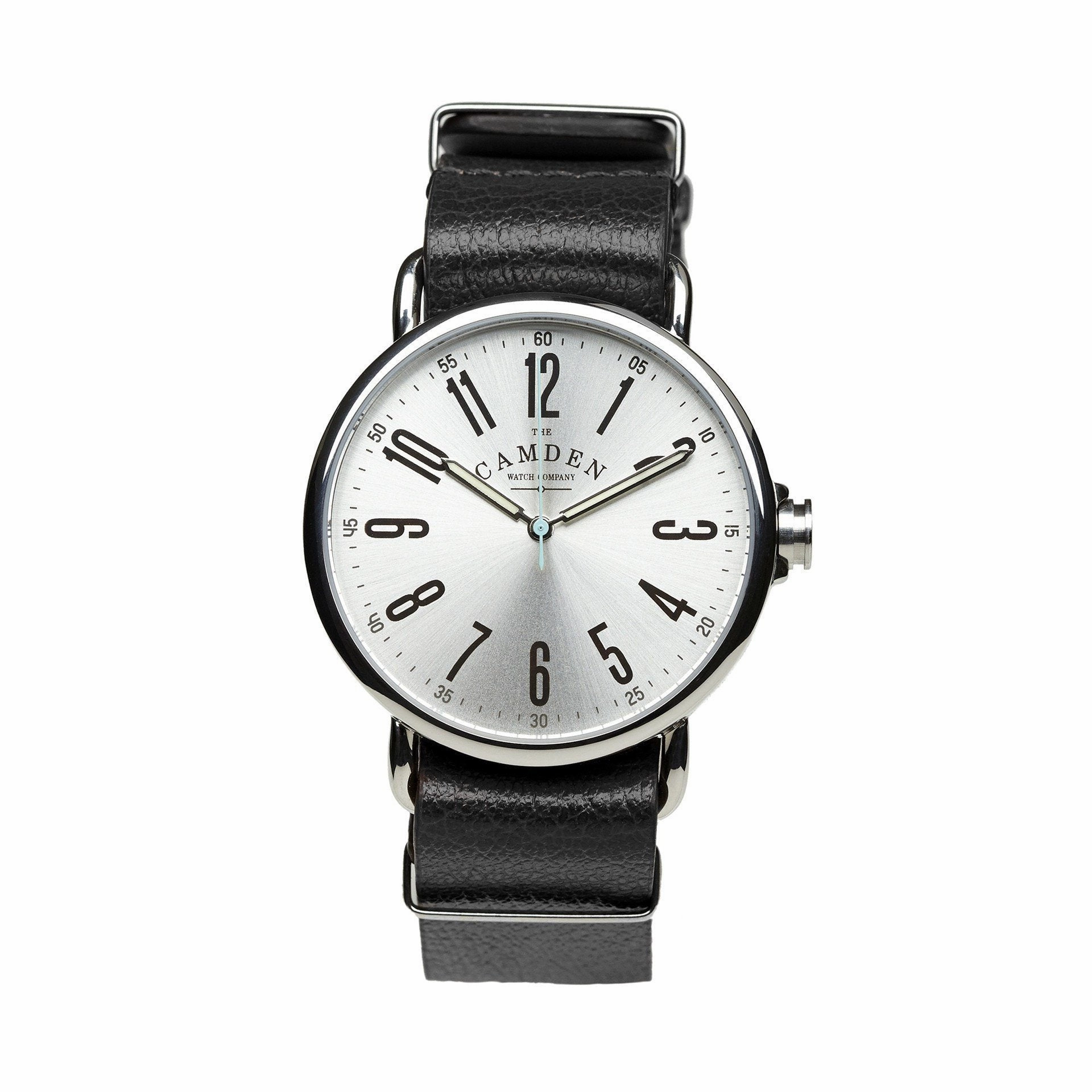 No.88 Steel and Black Leather