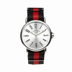 No.88 Steel and Red & Black Nato