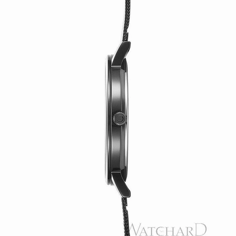 Obaku Brink Cyan Black 40mm Watch - V248GXBBMB