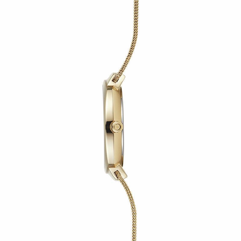 Obaku Felt Lille Gold 33mm Watch - V273LDGWMG