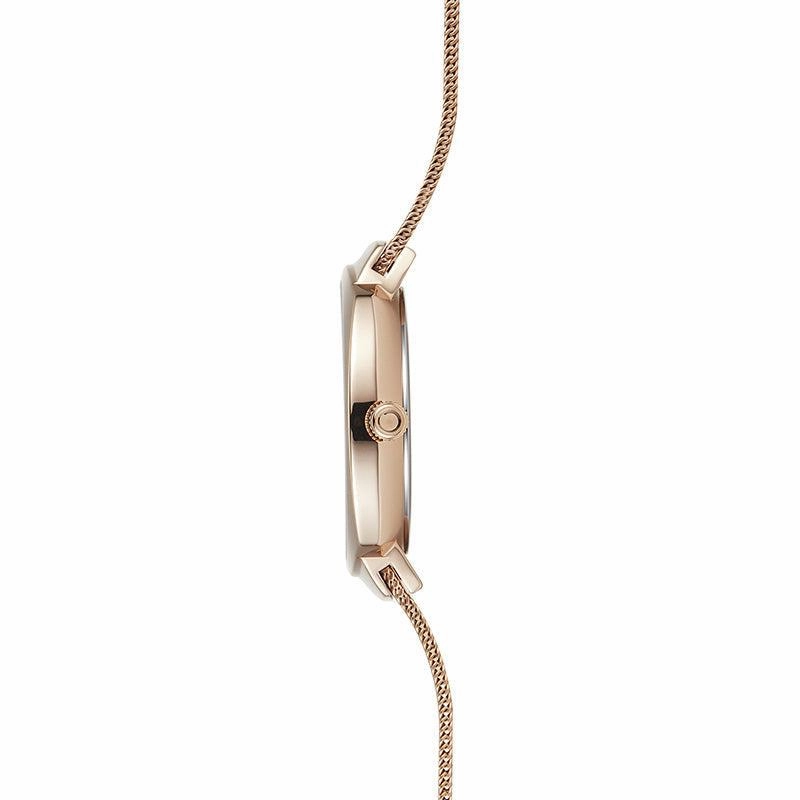 Obaku Felt Lille Rose Gold 33mm Watch - V273LDVWMV