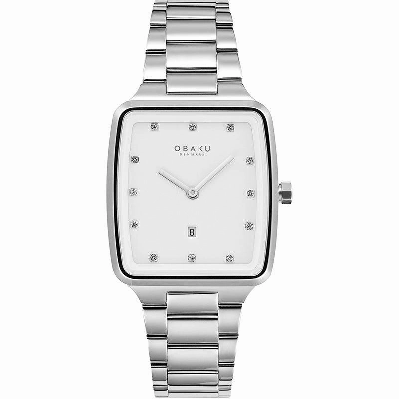 Obaku Fjord Lille Brace White 30mm Watch - V271LDCWSC