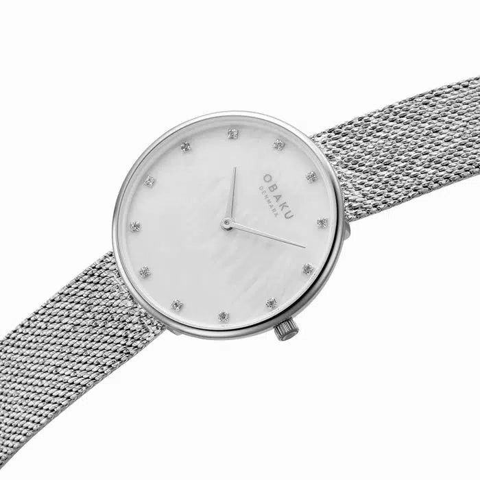 Obaku Glans Steels Steel 36mm Watch - V288LXCWHC