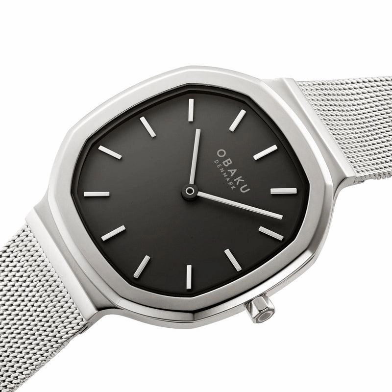 Obaku Oktant Lille Steel 32mm Watch - V253LXCBMC