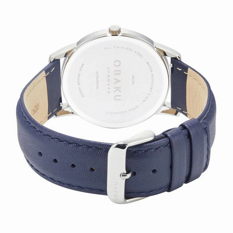 Obaku Salvie Saxe Blue 42mm Watch - V270GDHLRL