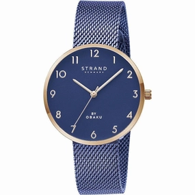 Obaku Strand Aurora Ocean Blue 35mm Watch - S700LXVLML-DA