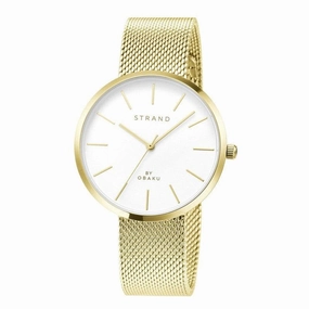 Obaku Strand Sunset Gold 35mm Watch - S700LXGIMG