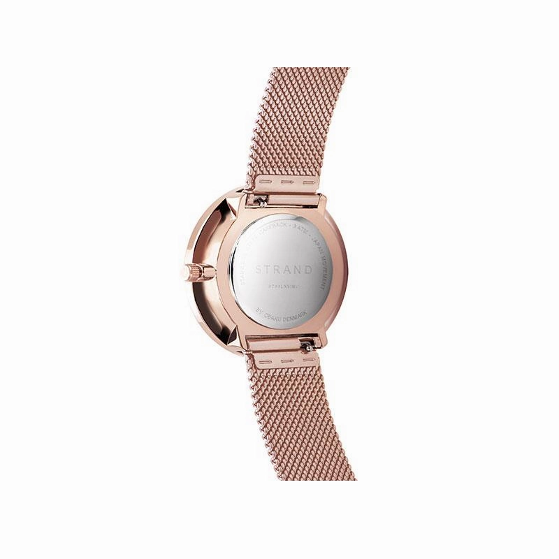 Obaku Strand Sunset Rose White 35mm Watch - S700LXVIMV