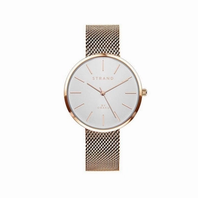 Obaku Strand Sunset Rose White 35mm Watch - S700LXVIMV