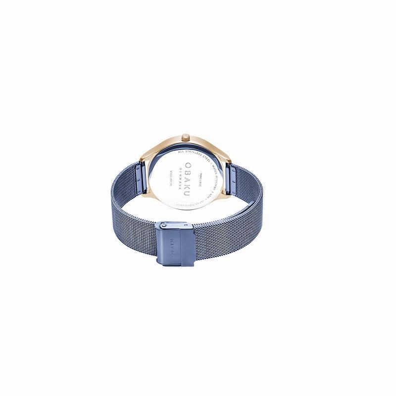 Obaku Tang Lille Ocean Blue 35mm Watch - V260LXVLML