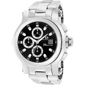 Oceanaut Men's Watch - Baccara XL Black Dial Stainless Steel Bracelet | OC0821
