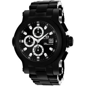 Oceanaut Men's Watch - Baccara XL Black Plated Stainless Steel Bracelet | OC0828