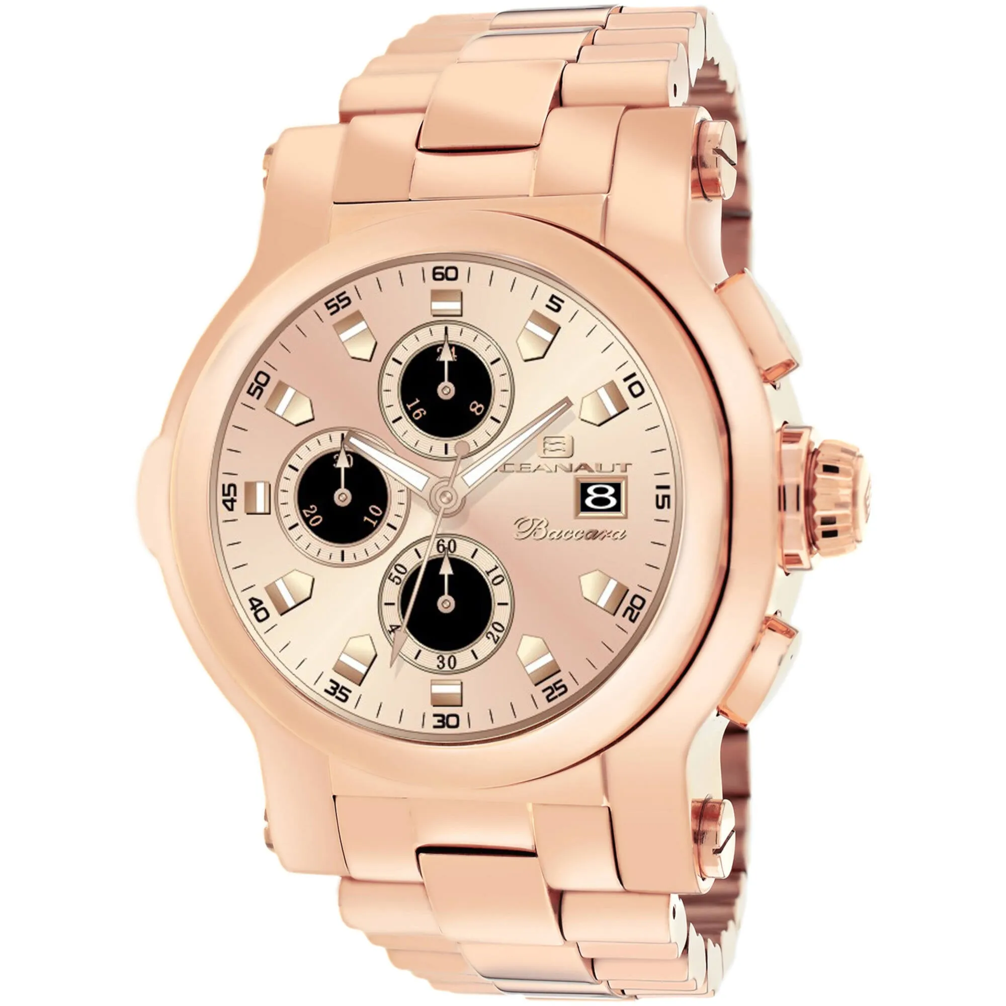 Oceanaut Men's Watch - Baccara XL Rose Gold Dial Plated Steel Bracelet | OC0825