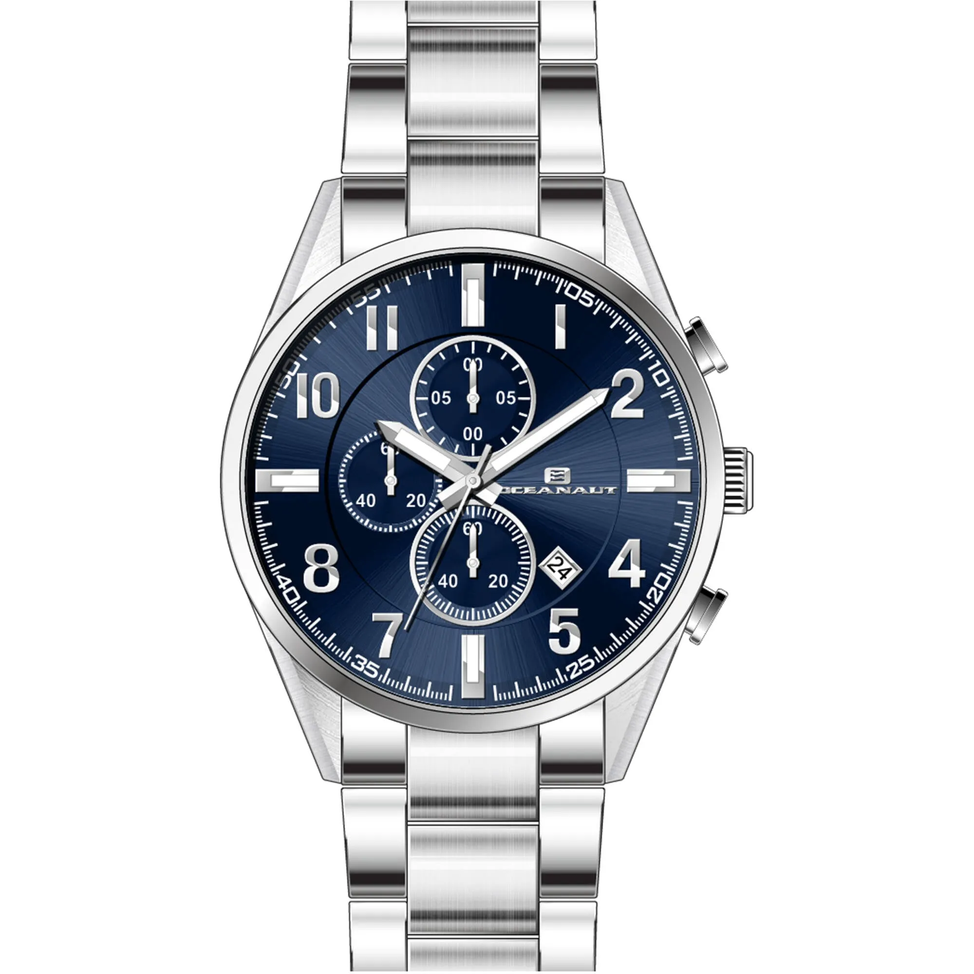 Oceanaut Men's Watch - Escapade Quartz Blue Dial Stainless Steel Bracelet | OC5852