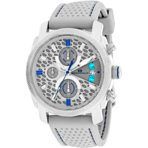 Oceanaut Men's Watch - Kryptonite Silver Tone Case Grey Dial Rubber Strap | OC2325