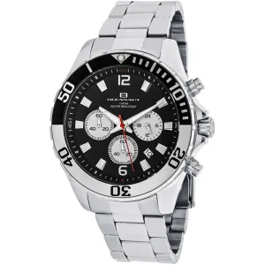 Oceanaut Men's Watch - Sevilla Quartz Black Dial Stainless Steel Bracelet | OC2524