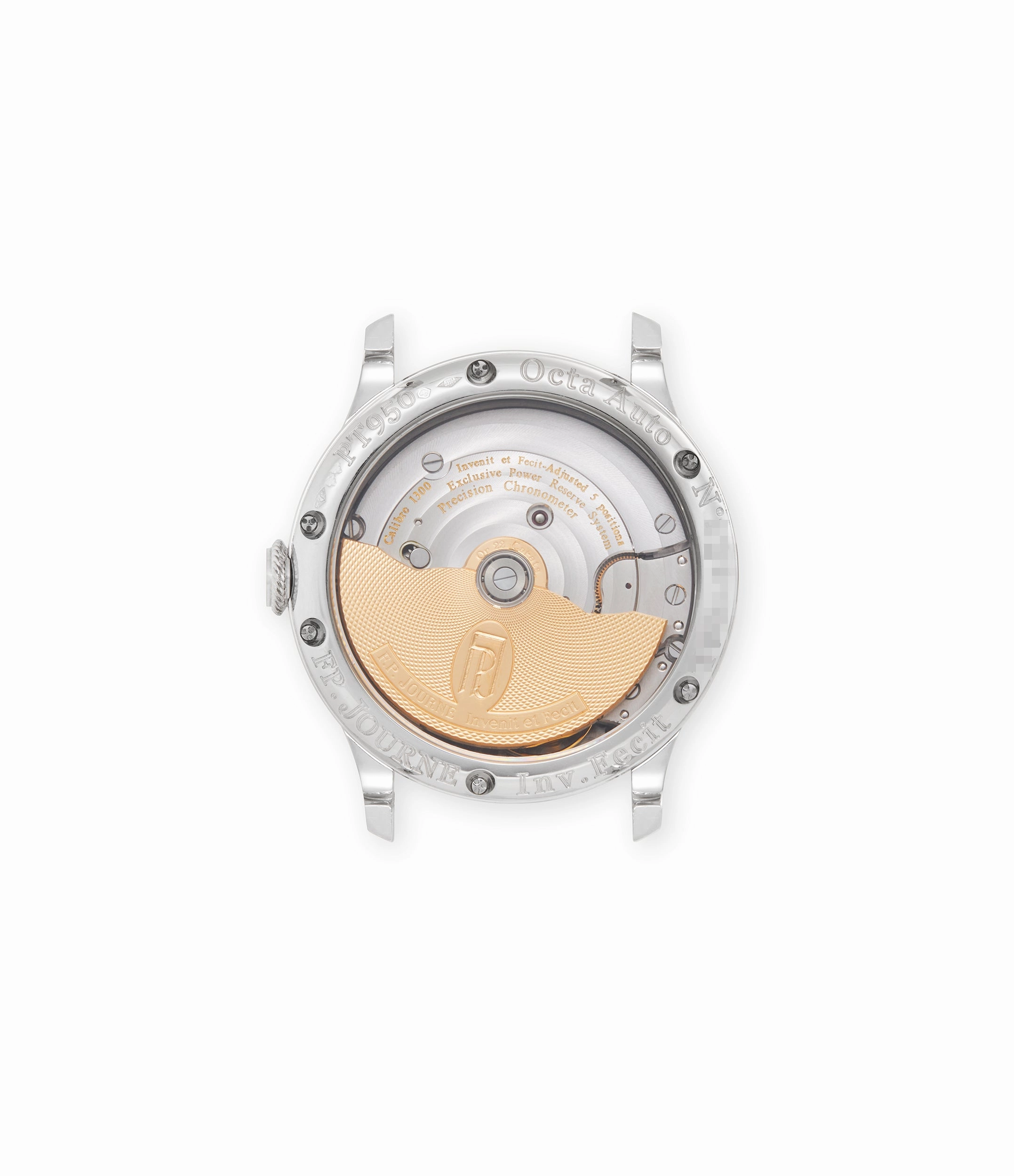 Octa Lune | 38mm | Brass Movement | Platinum