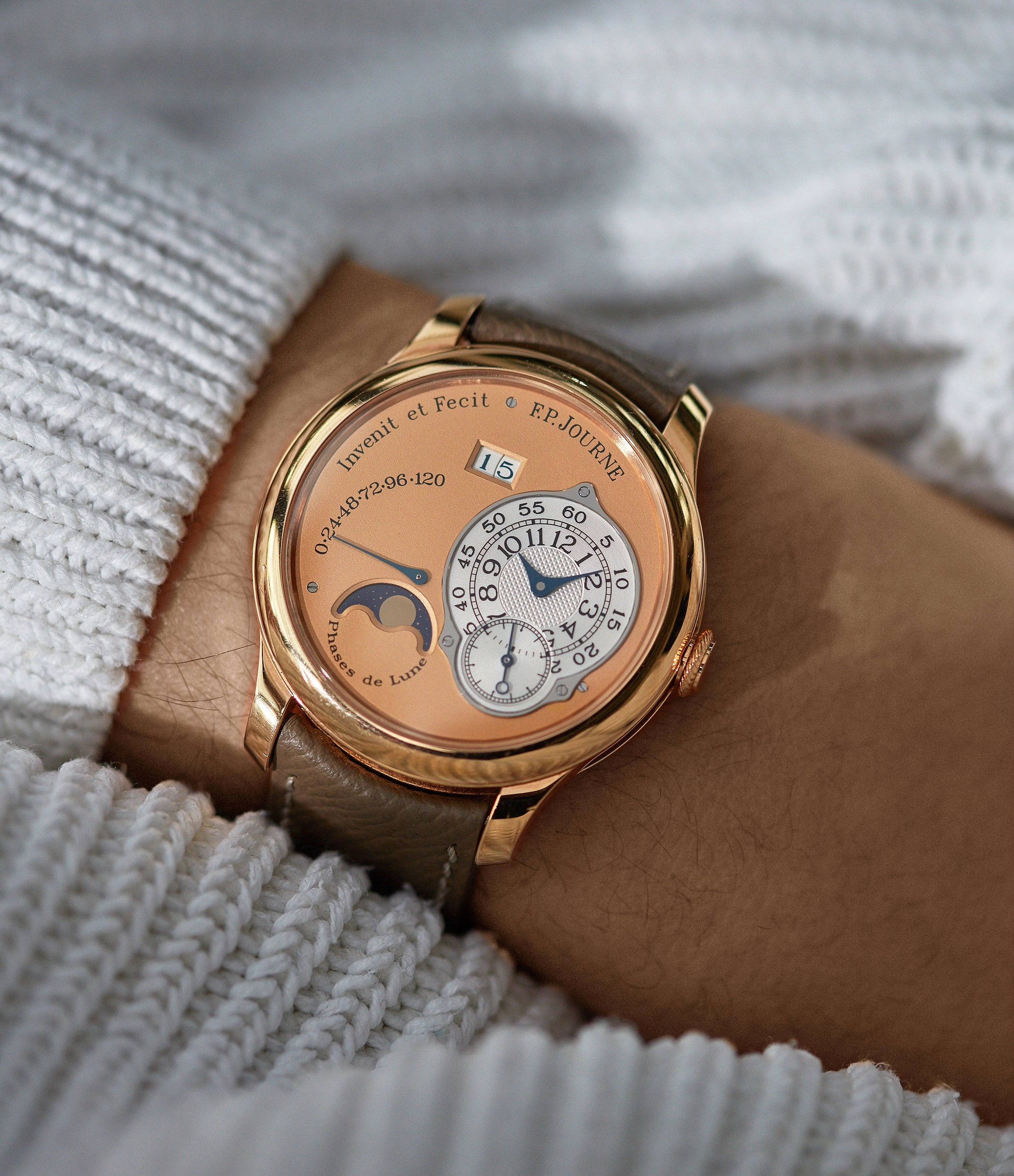 Octa Lune | 40mm | Rose Gold